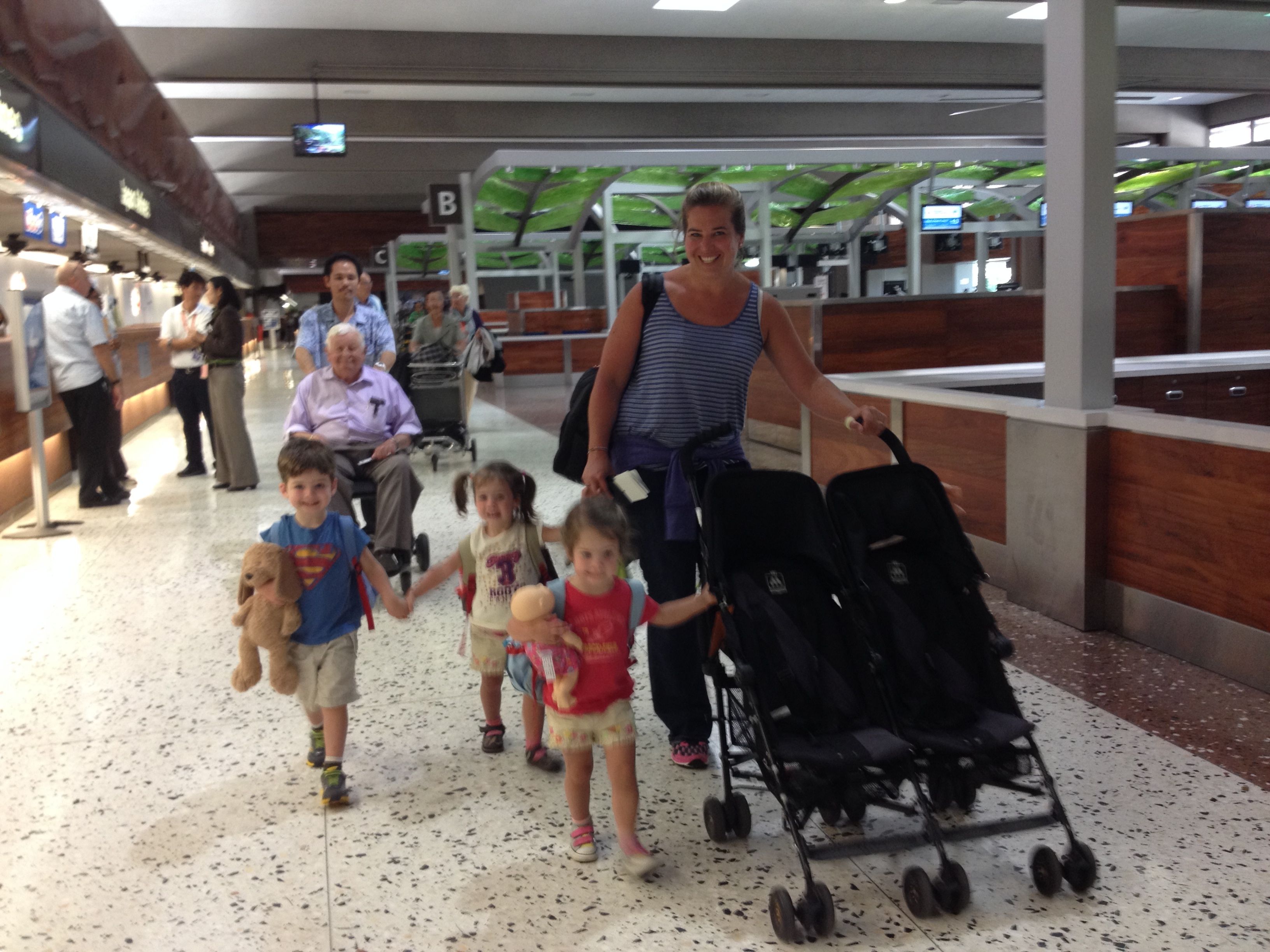 double stroller airport